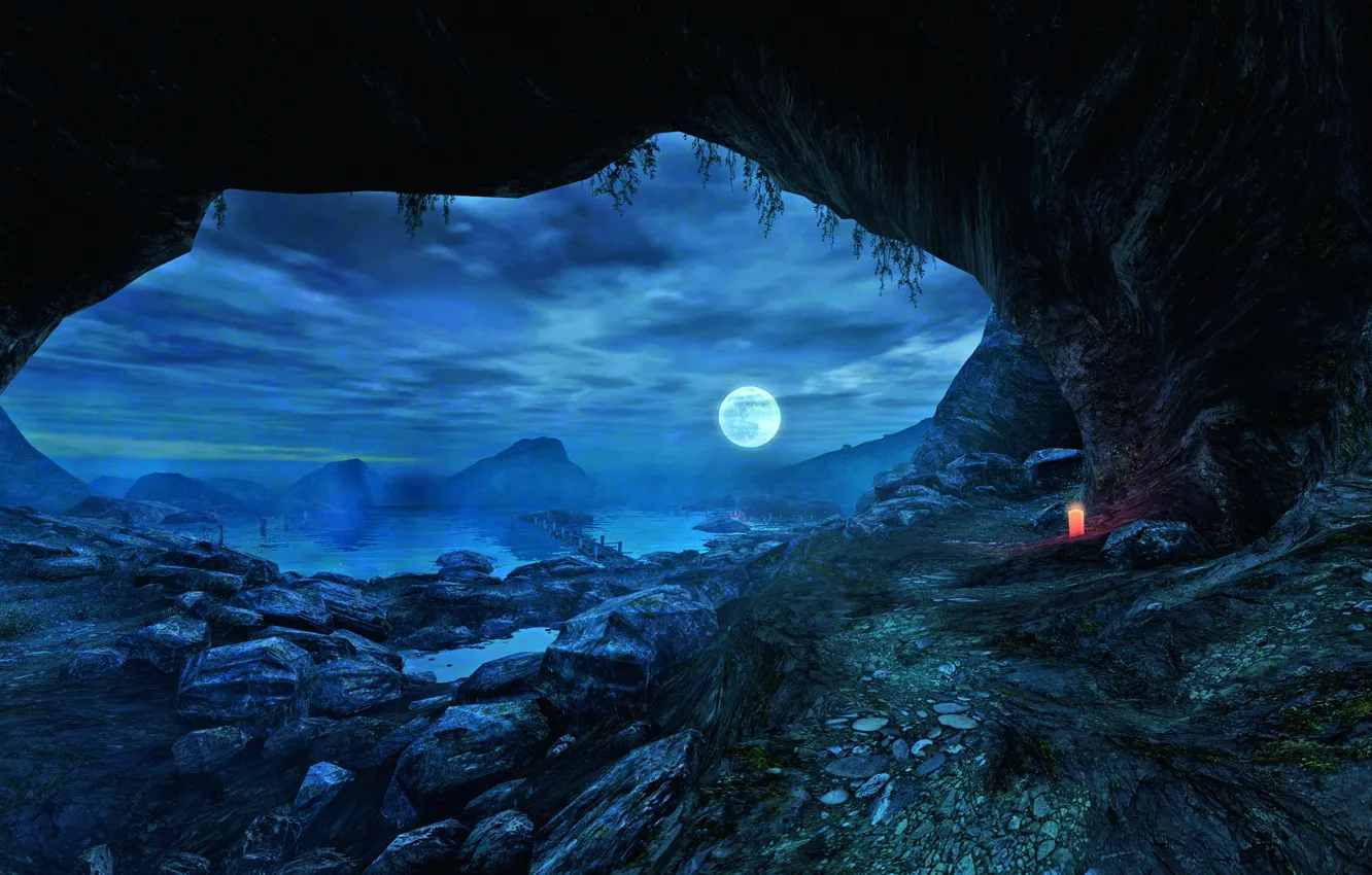 Photo wallpaper the game, art, Dear Esther, Dear Esther, interactive story