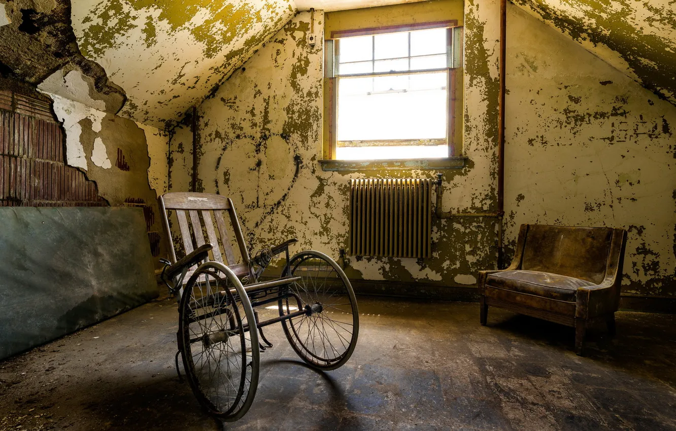 Photo wallpaper room, interior, stroller