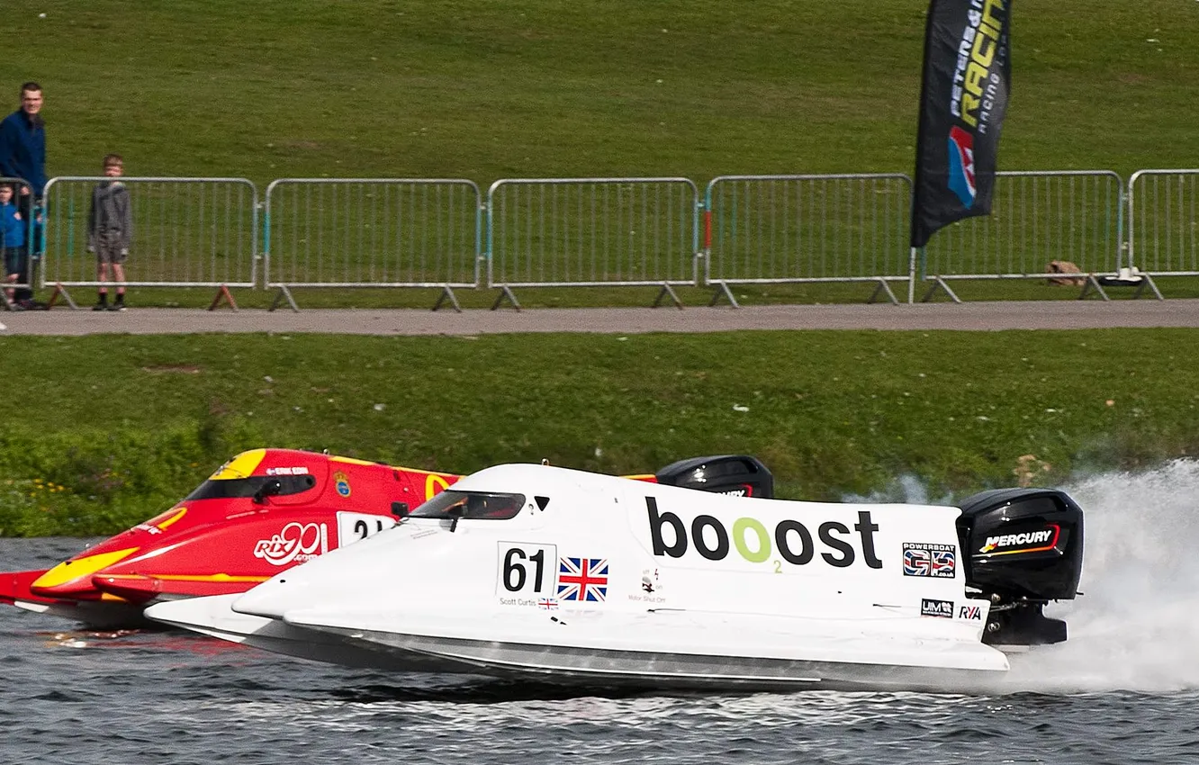 Photo wallpaper race, boat, speed