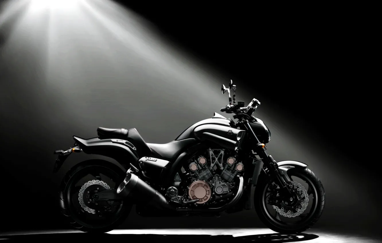Photo wallpaper Motorcycle, Yamaha, Moto