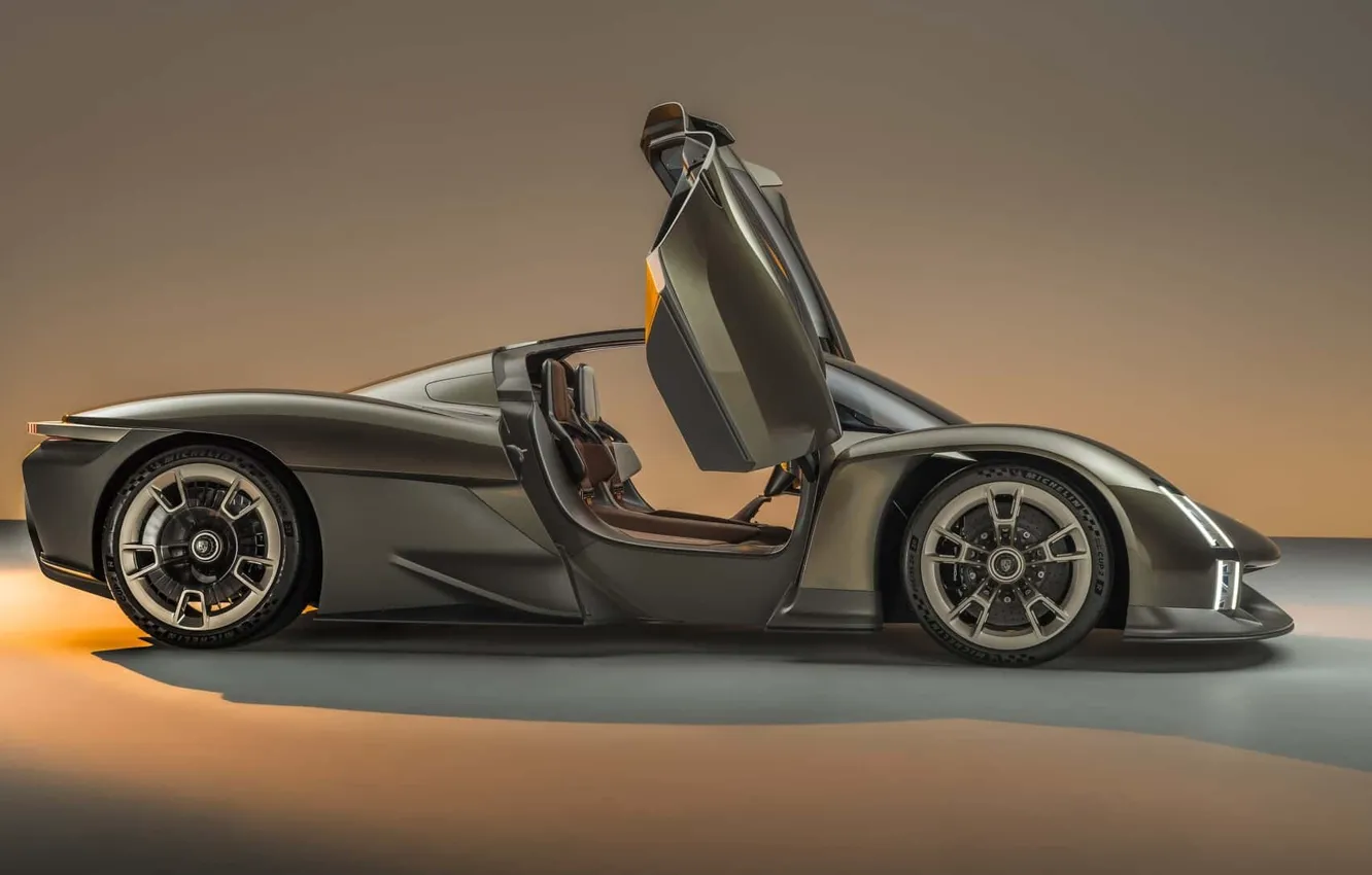 Photo wallpaper Concept, Porsche, the concept, side view, hypercar, Hypercar, Mission X, Porsche Mission X
