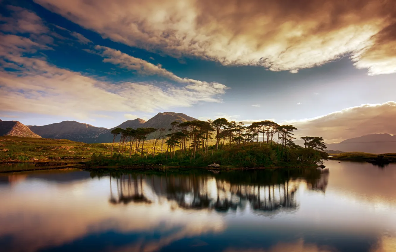 Photo wallpaper Ireland, Recess, Connaught