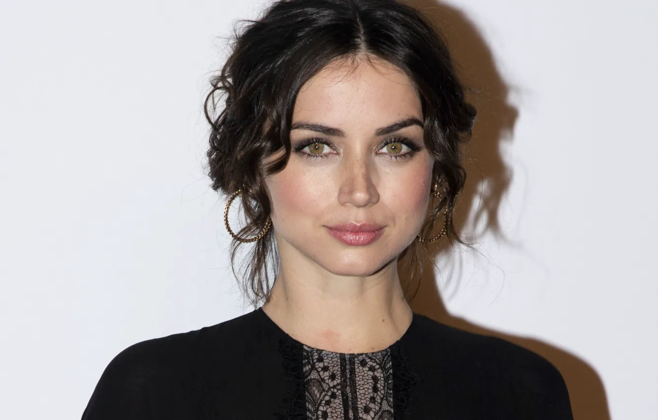 Photo wallpaper look, makeup, actress, hair, Ana de Armas, Ana de Armas