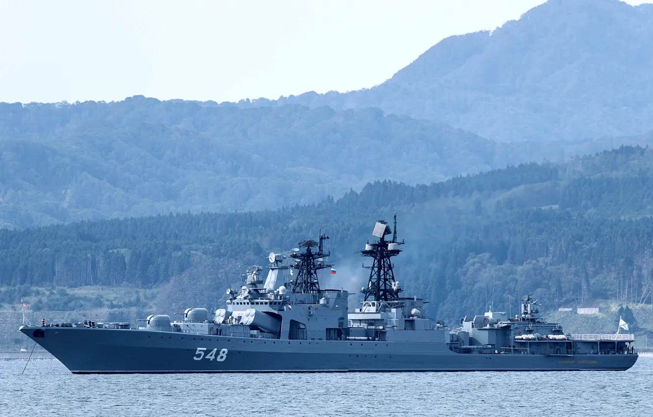 Photo wallpaper ship, large, anti-submarine, Admiral Panteleyev, project 1155