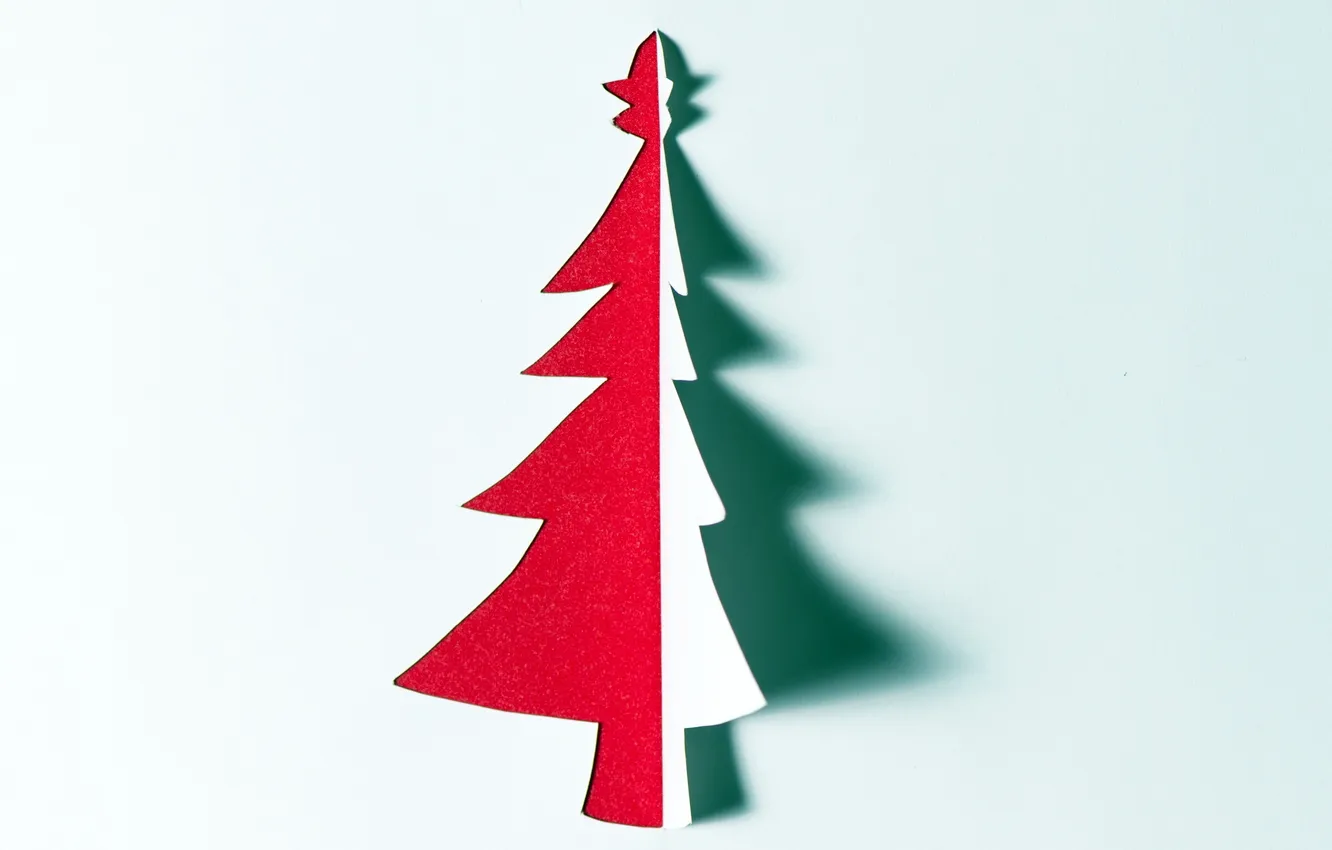 Photo wallpaper holiday, tree, minimalism