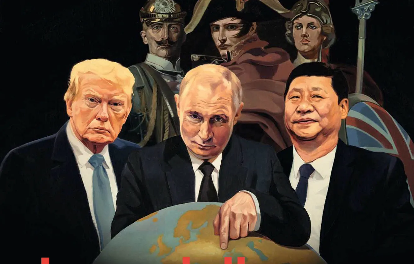 Photo wallpaper art, China, USA, Russia, Vladimir Putin, leaders, Donald Trump, Xi Jinping