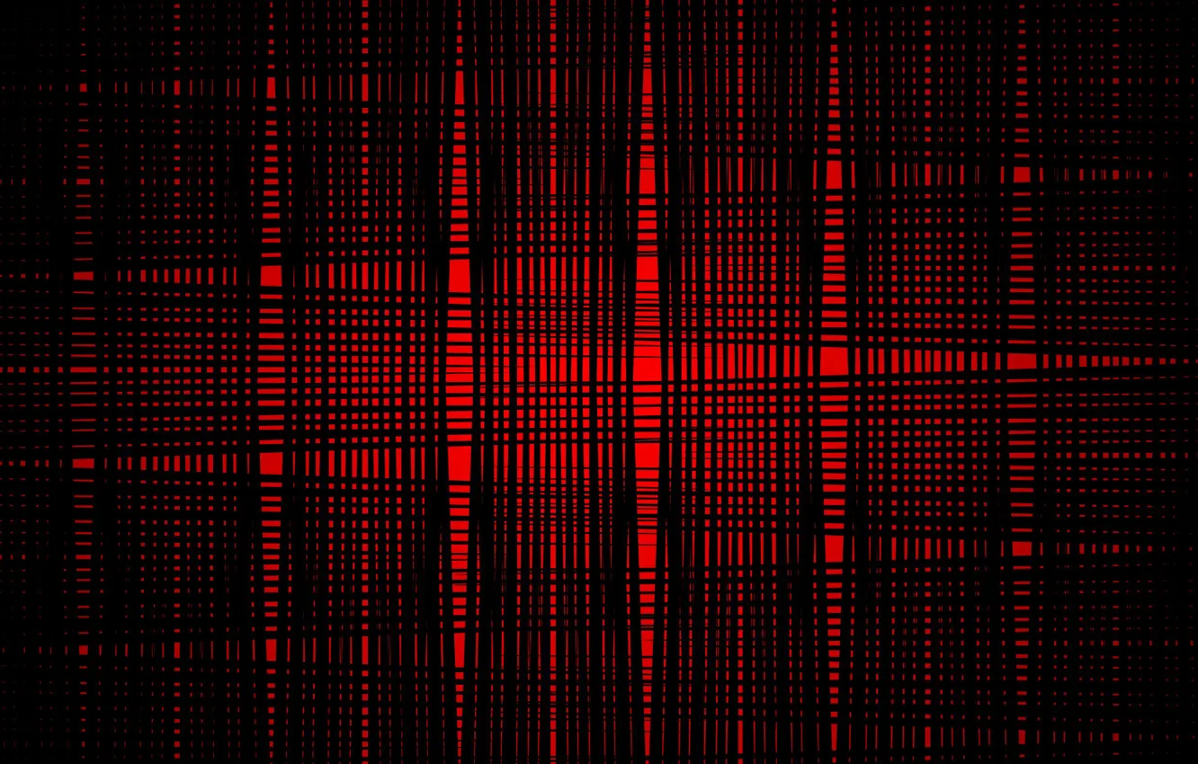 Photo wallpaper red, abstraction, black, red, black, thread, fon, string