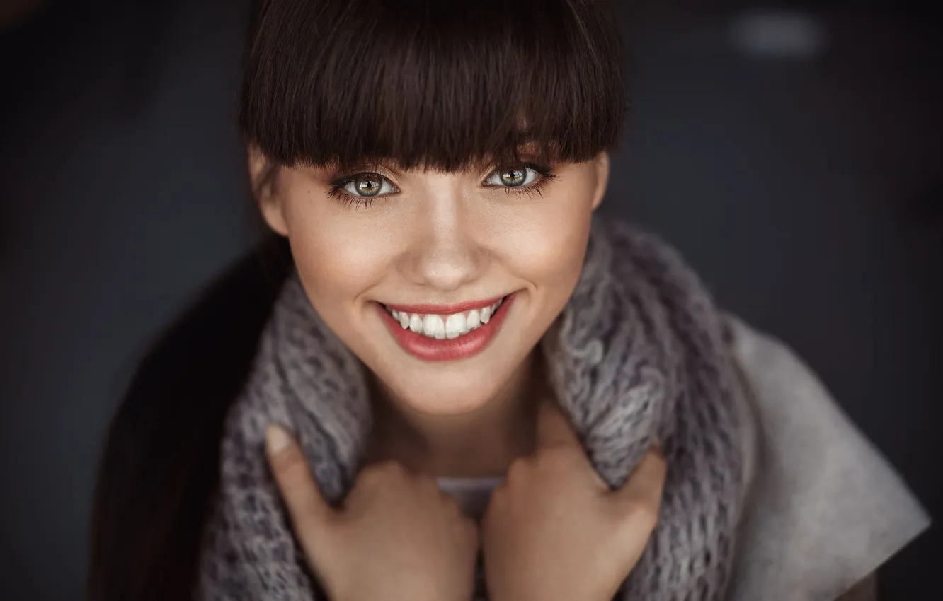 Photo wallpaper smile, portrait, Ruta, Mindaugas Navickas