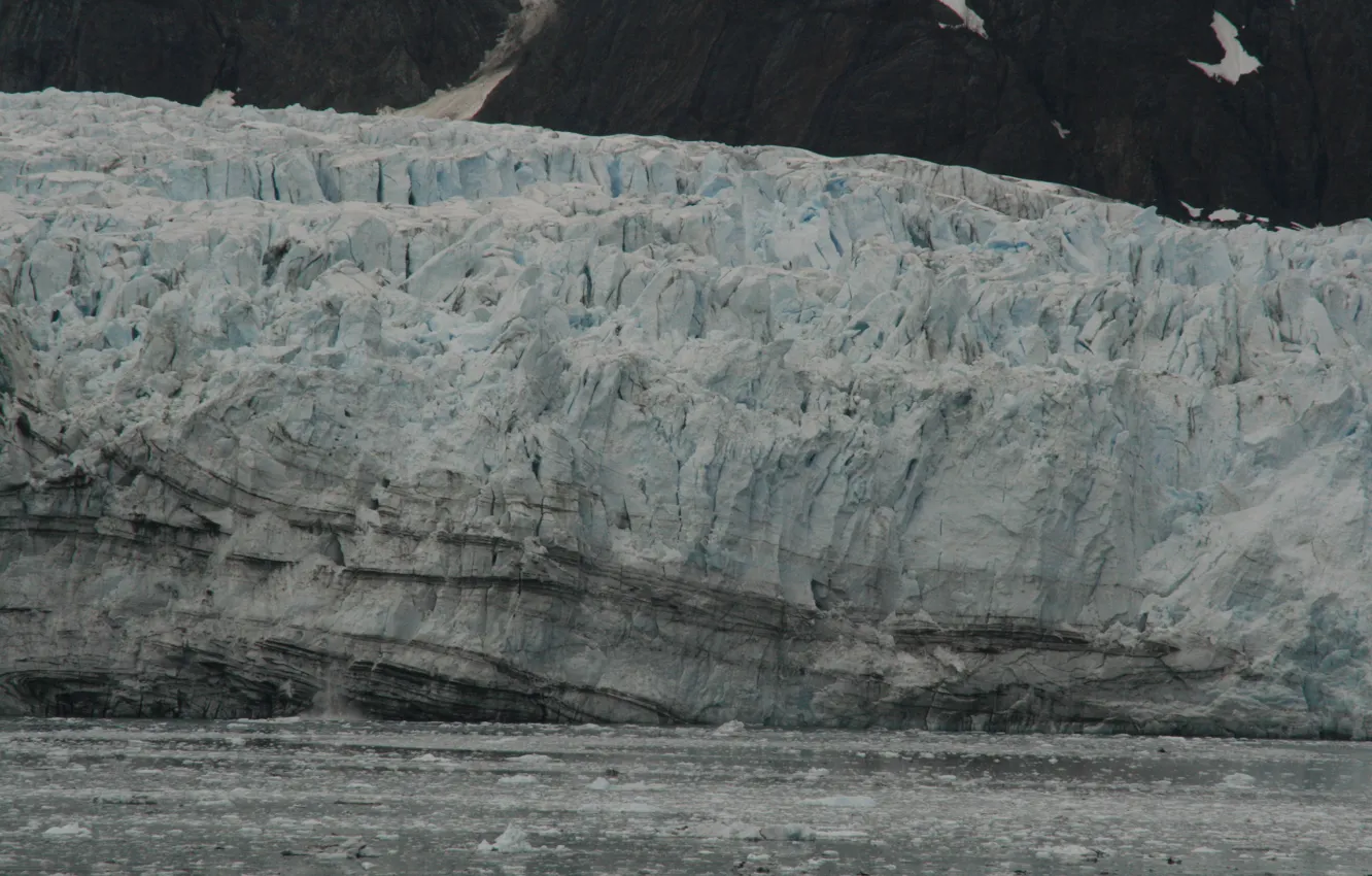 Photo wallpaper ice, Alaska, bay, Glacier