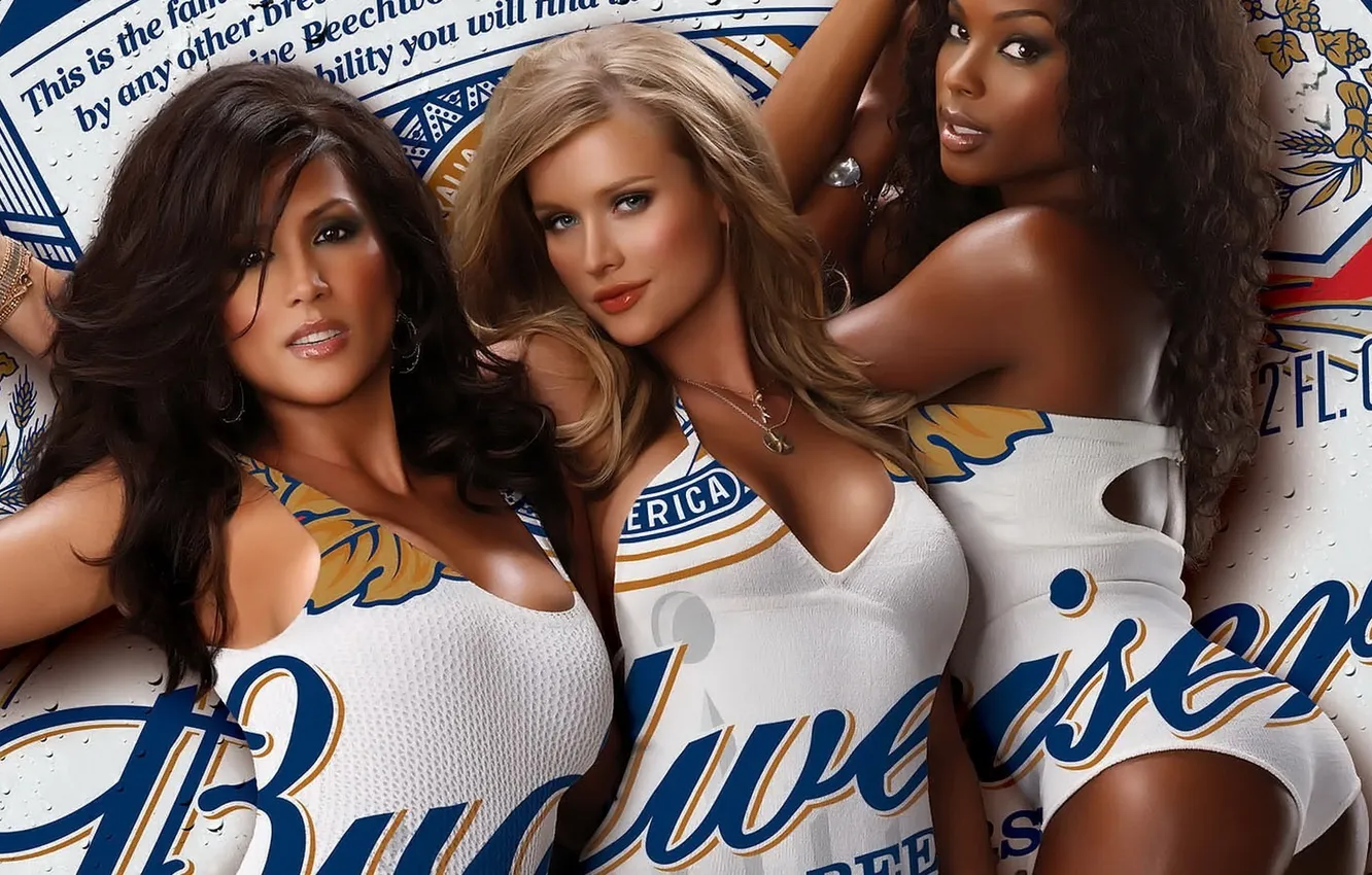 Photo wallpaper chest, beer, advertising, Budweiser