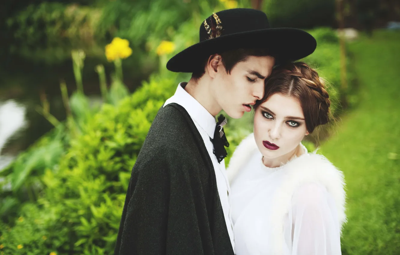 Photo wallpaper girl, feelings, goodbye, pair, relationship, the young man