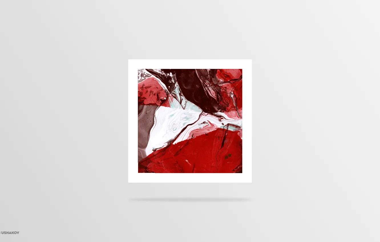 Photo wallpaper Red, Water, White, Grey, Colors, Dmitry Ushakov, Size Records