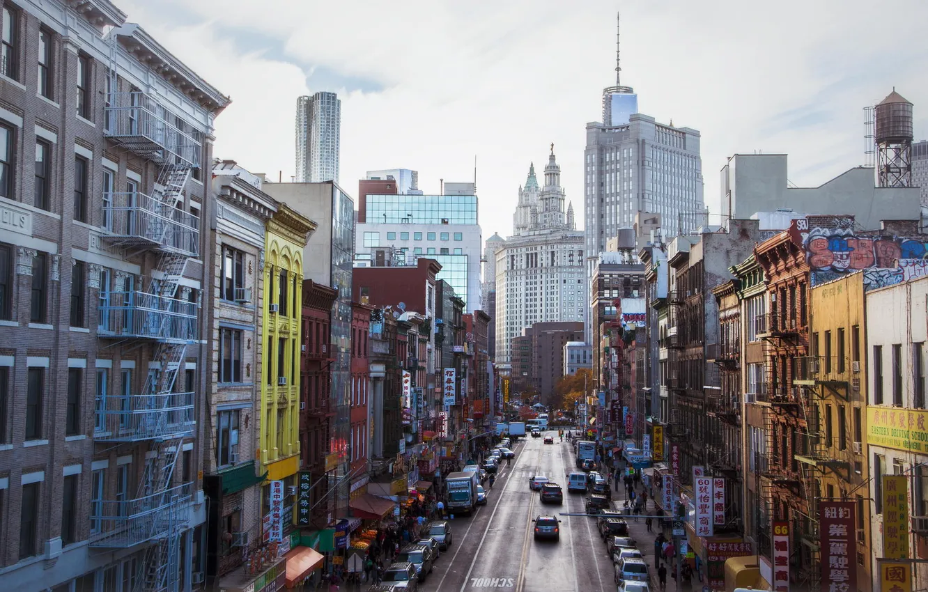 Photo wallpaper New York, NYC, New York City, Chinatown