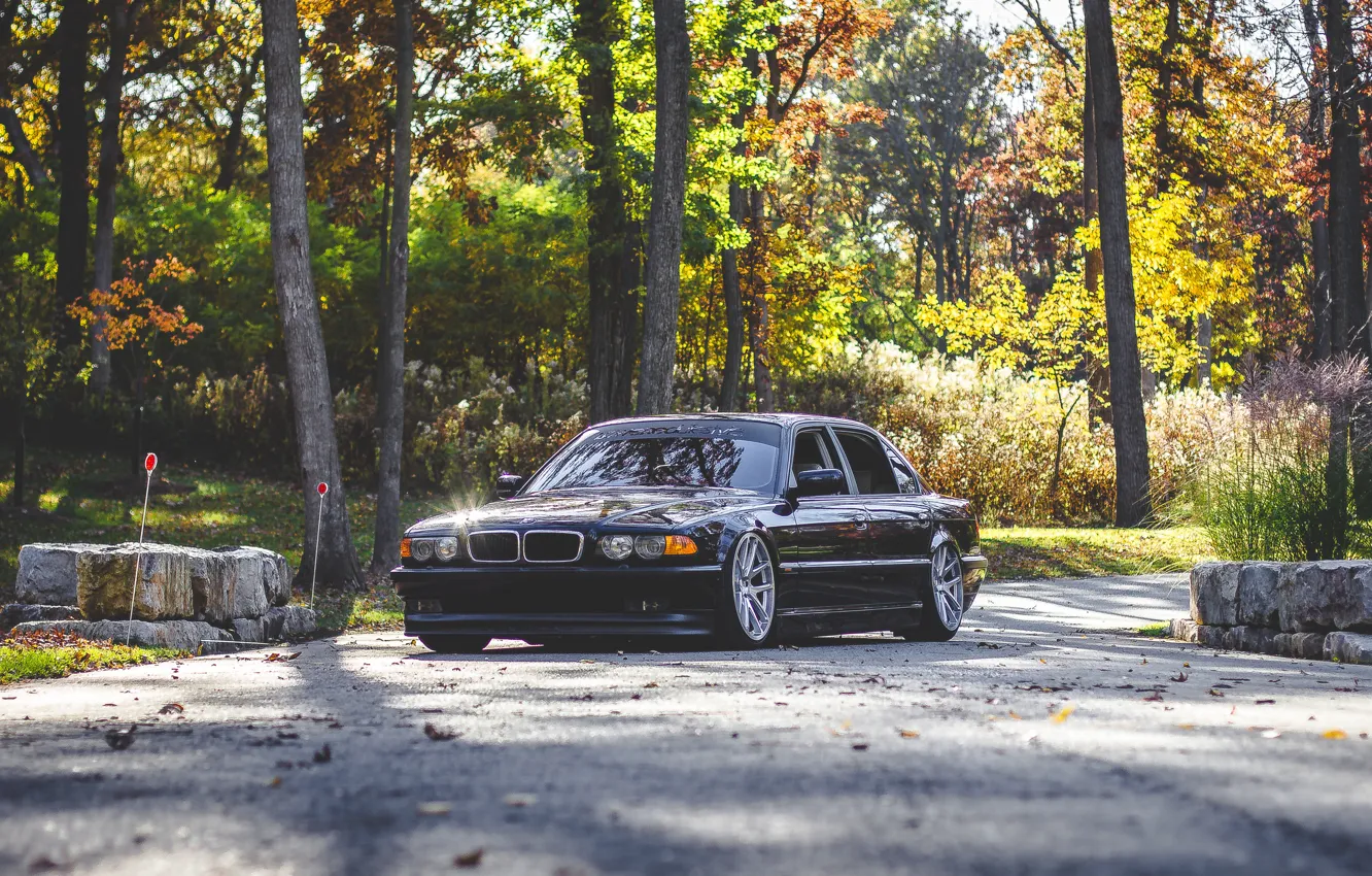 Photo wallpaper car, BMW, BMW, Boomer, e38, 7 series, E38