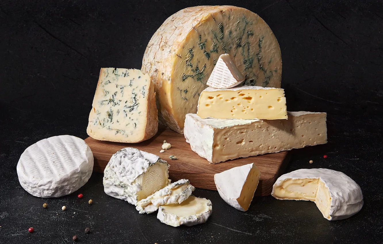 Photo wallpaper food, still life, cheese, Brie, fungus, mold