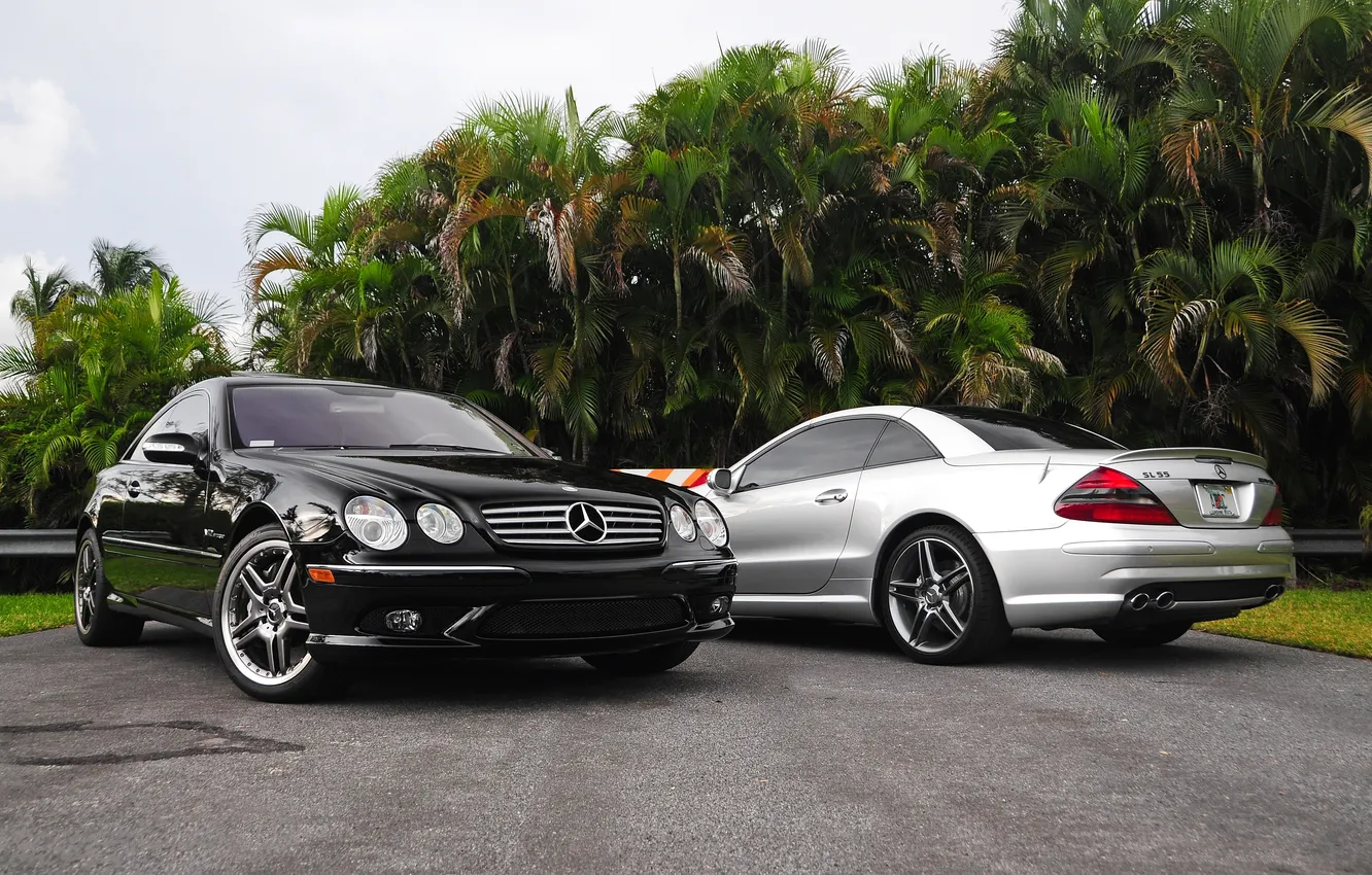 Photo wallpaper Mercedes, Benz, black, Mercedes Benz, cars, auto, wallpapers auto, Silver