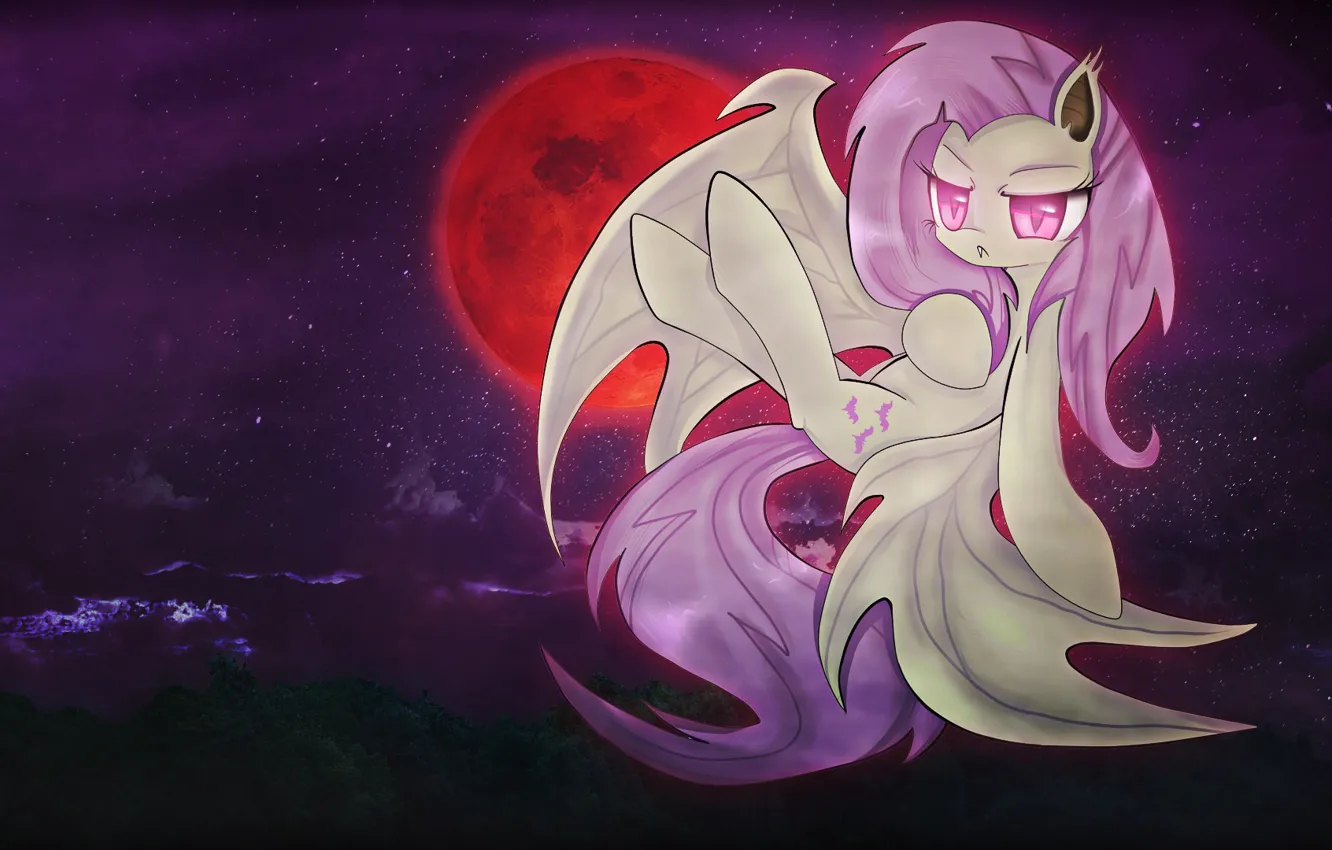 Photo wallpaper bat, My Little Pony, Fluttershy, mlp, flutterbat