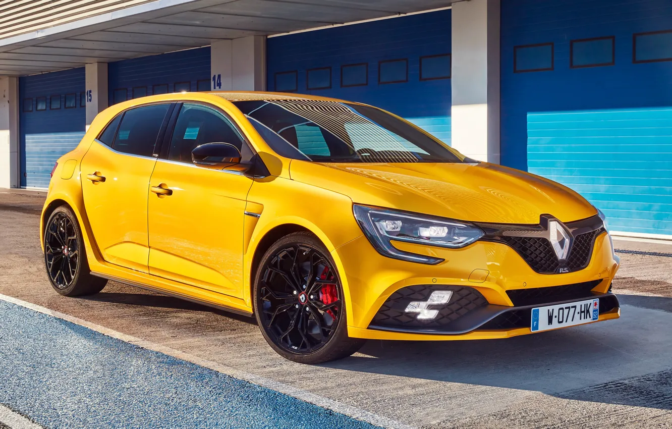 Photo wallpaper Renault, hatchback, 2018, Trophy, Megane RS