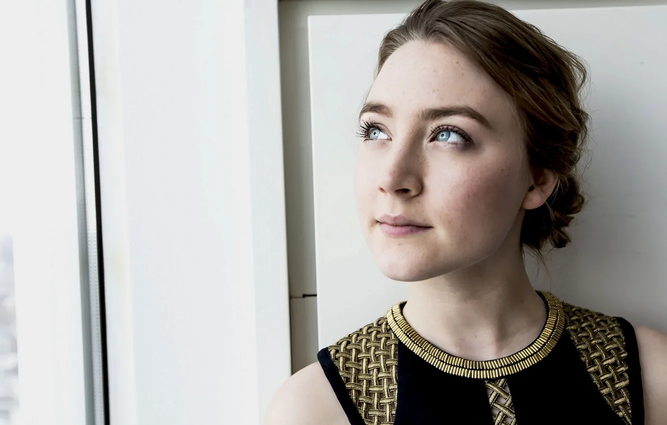 Photo wallpaper the film, portrait, actress, photoshoot, Saoirse Ronan, The The Grand Budapest Hotel, The Grand Budapest …
