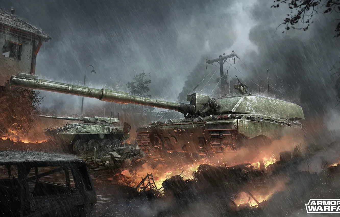 Photo wallpaper tanks, Armored Warfare, onlinehry