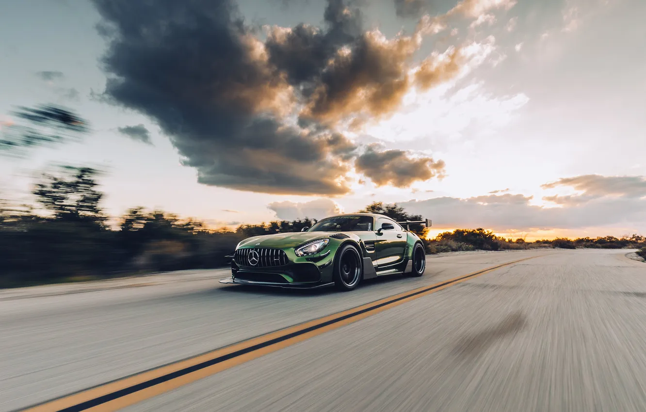 Photo wallpaper car, wallpaper, Mercedes, Supercar