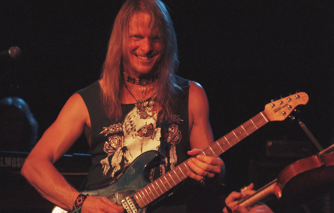 Photo wallpaper guitar, concert, Steve Morse