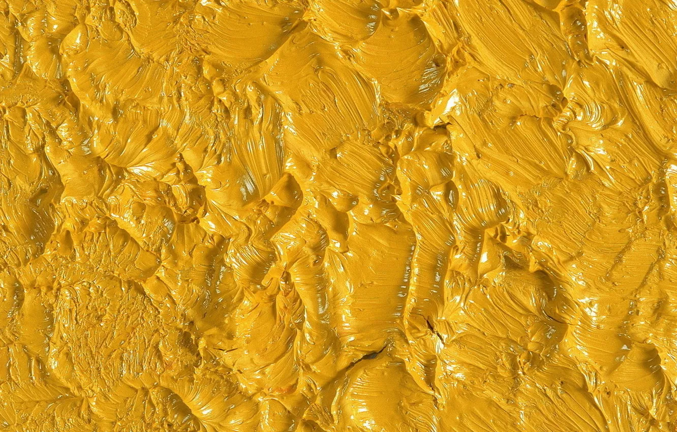 Photo wallpaper yellow, wall, Paint