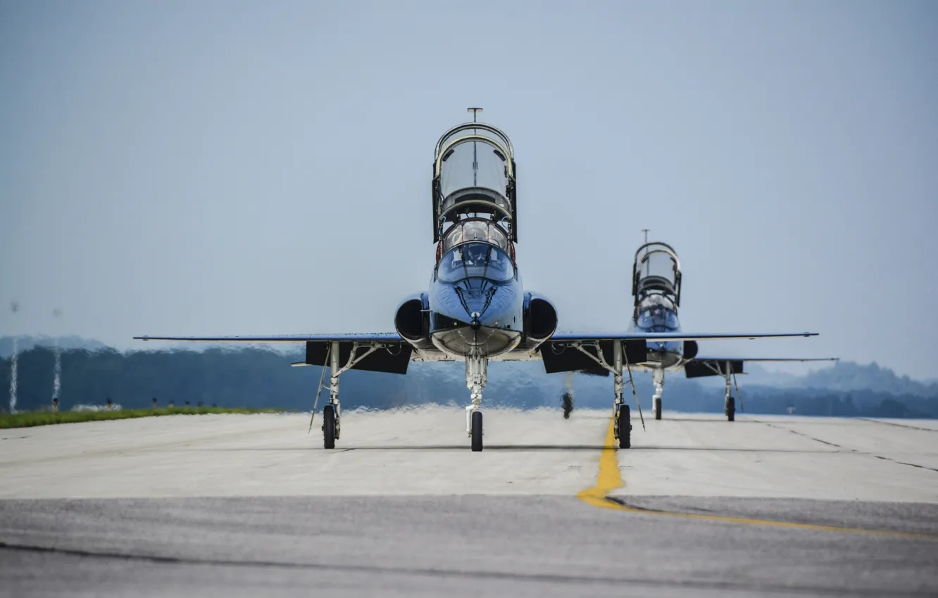 Photo wallpaper UNITED STATES AIR FORCE, training, Jet, American double supersonic trainer, Northrop T-38 Talon