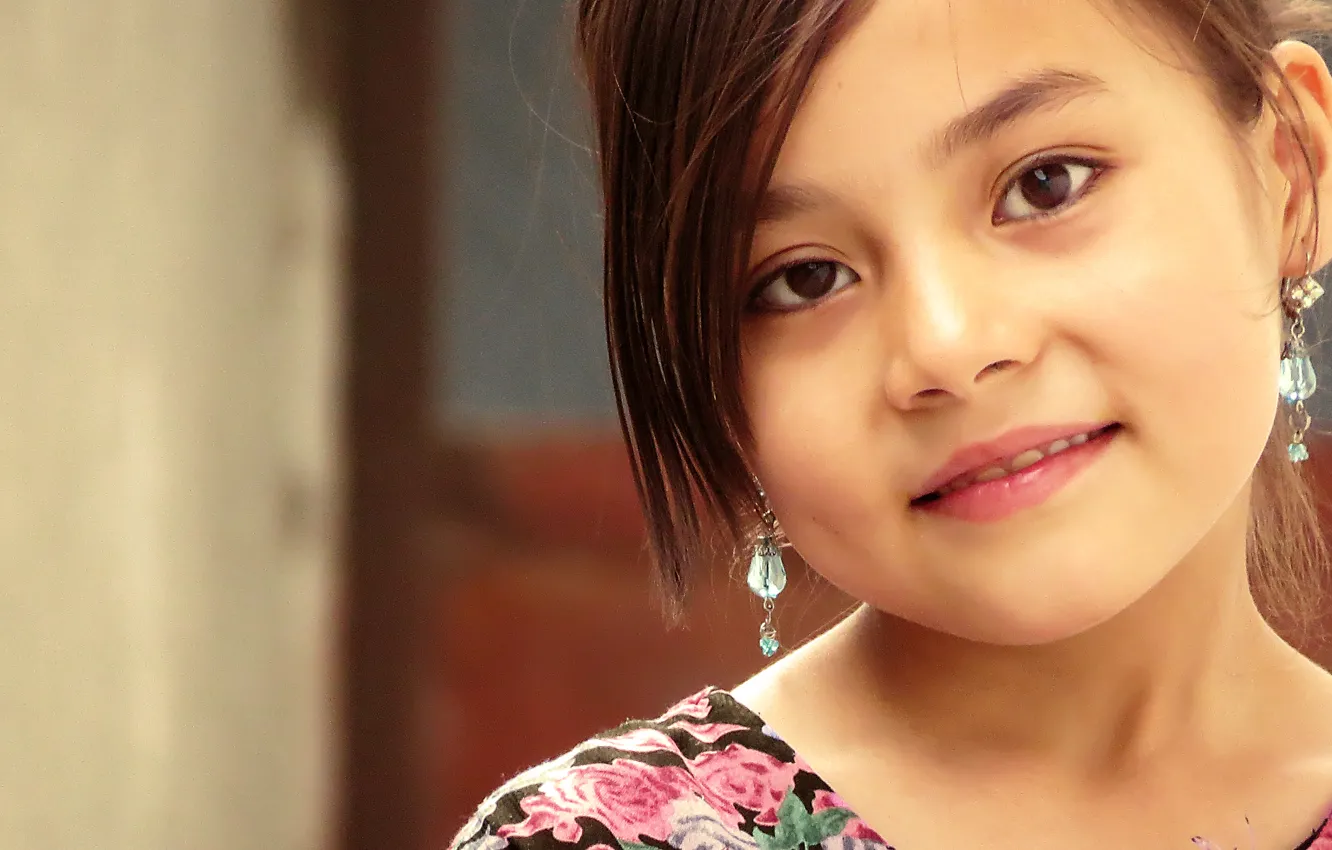 Photo wallpaper summer, star, photography, smile, pretty, hair, child, Happy