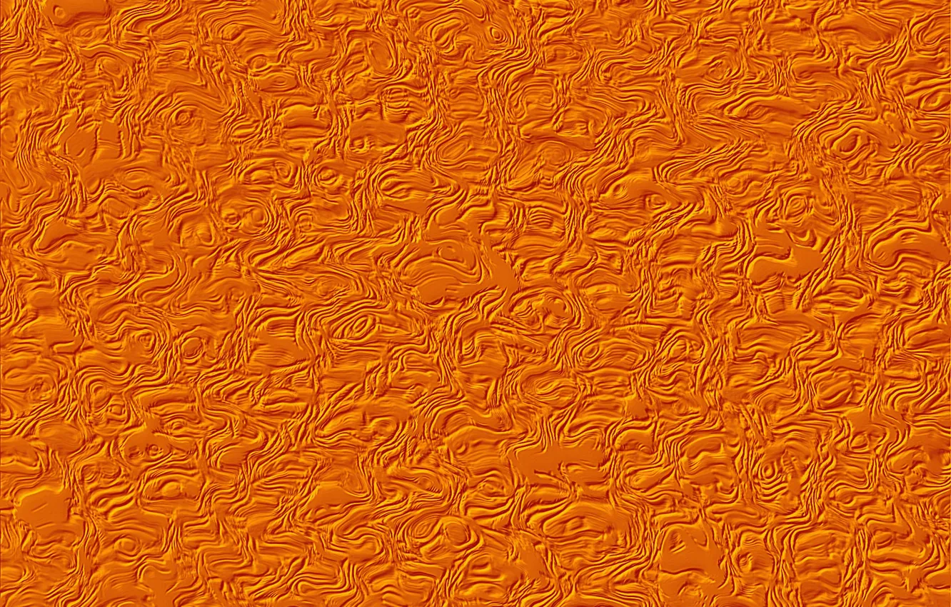 Photo wallpaper wave, fantasy, texture, orange background, relief