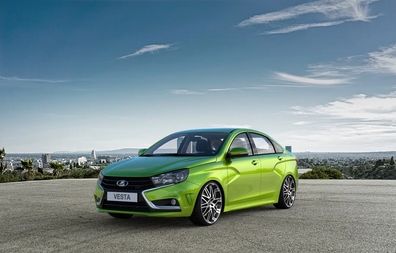 Photo wallpaper Lada, Vesta, Vesta, 20 wheels