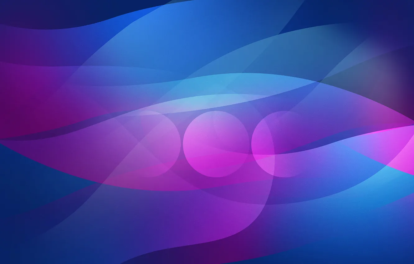 Photo wallpaper line, circles, blue, abstraction, pink