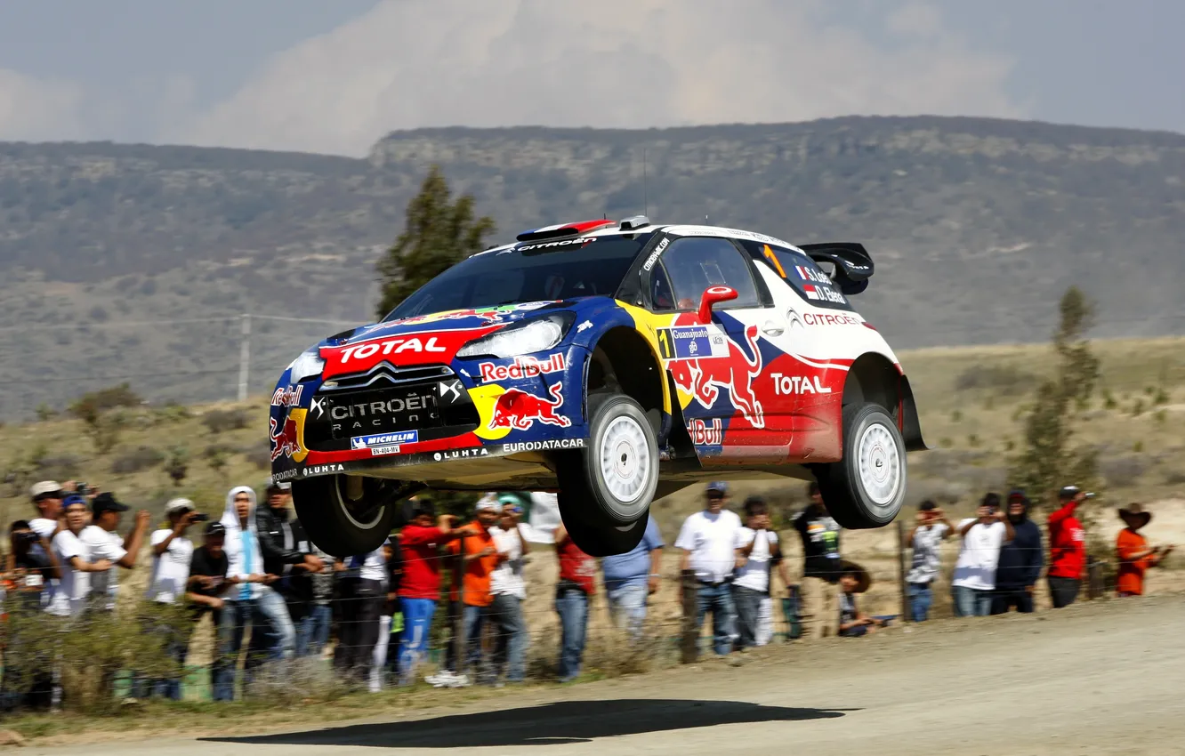Photo wallpaper sport, people, speed, Citroen, Red Bull, DS3, WRC, Rally