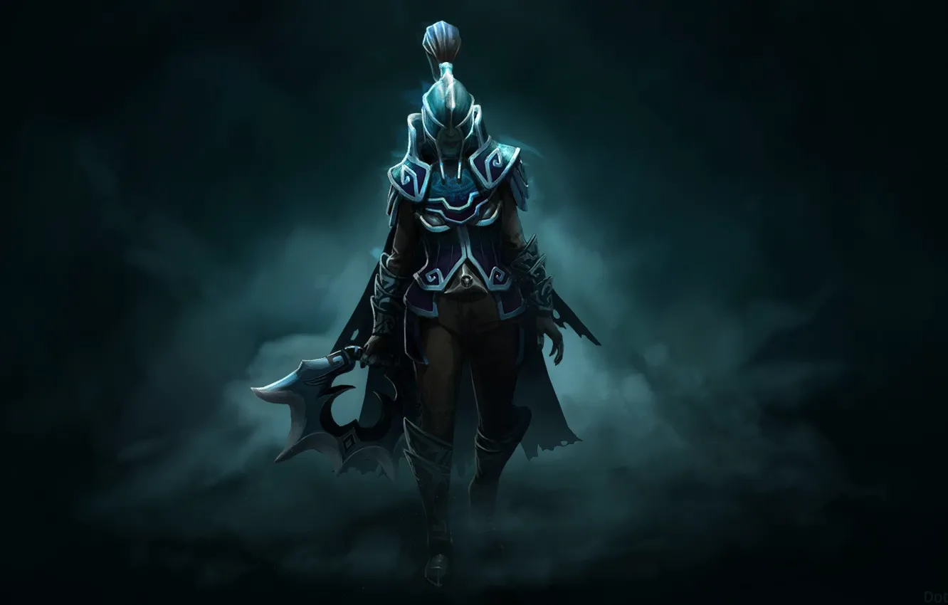 Photo wallpaper Armor, Hero, Woman, Killer, Assassin, Dota 2, Phantom, DotA 2