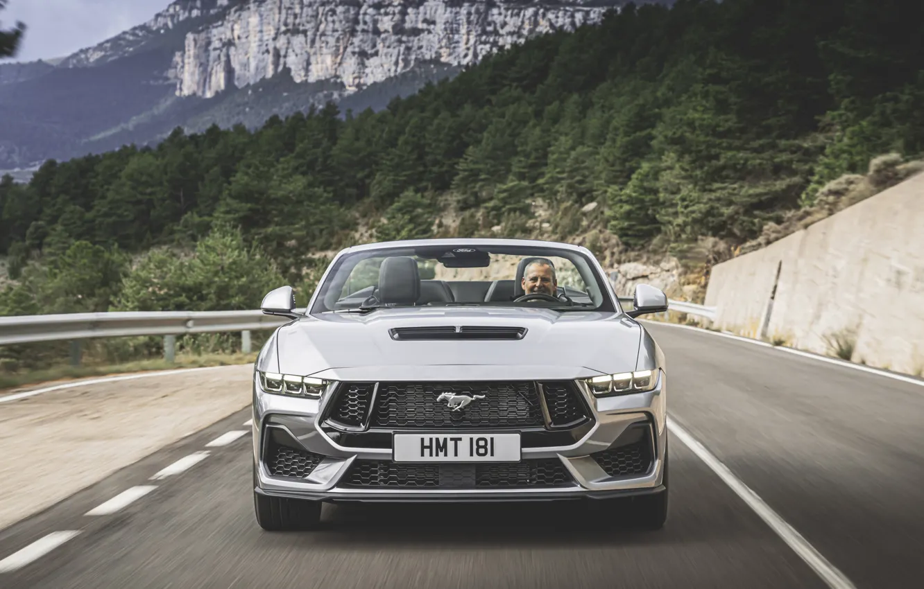 Photo wallpaper Mustang, Ford, Ford Mustang GT Convertible