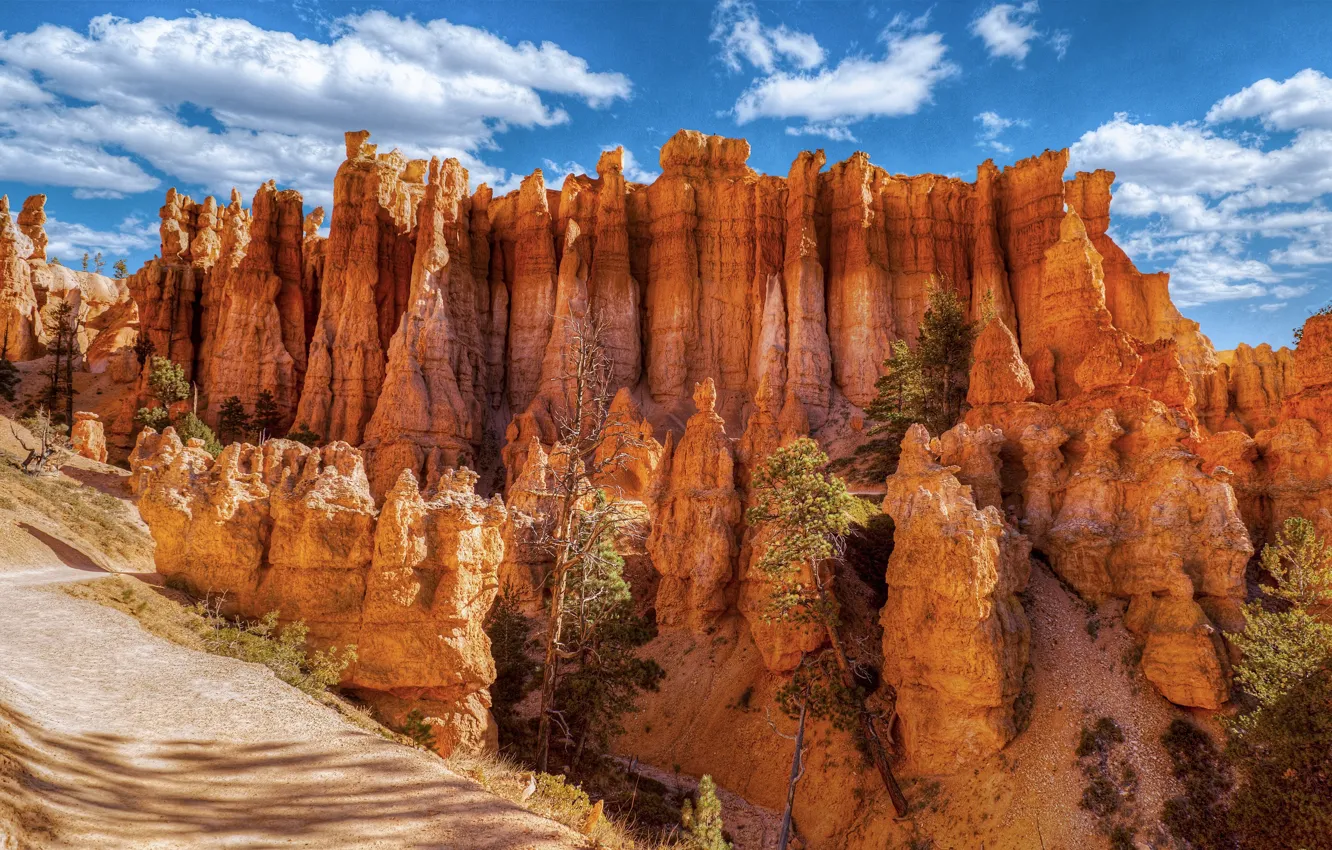 Photo wallpaper rocks, mountains, canyon
