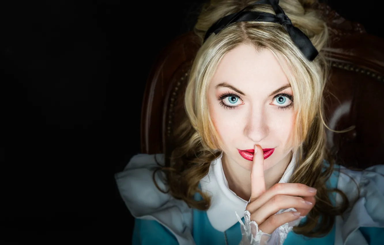 Photo wallpaper model, silence, whisper, Judith