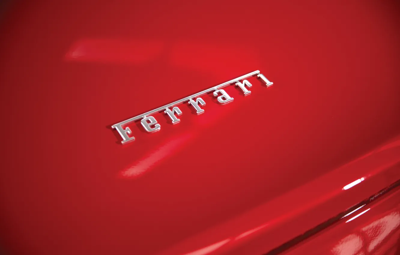 Photo wallpaper Ferrari, 599, Ferrari 599 GTO, badge