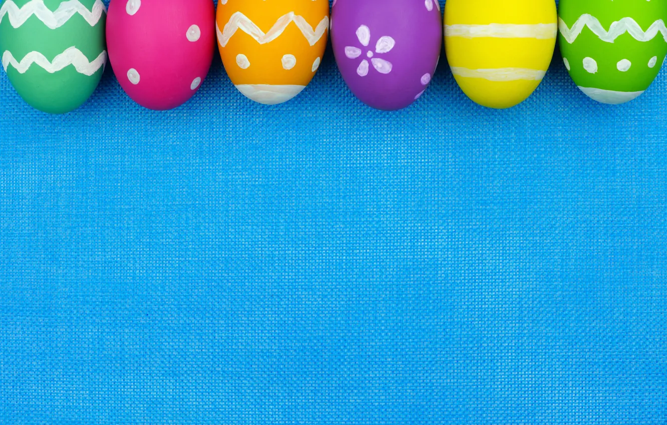 Photo wallpaper colorful, Easter, background, spring, eggs, Happy Easter, Easter eggs