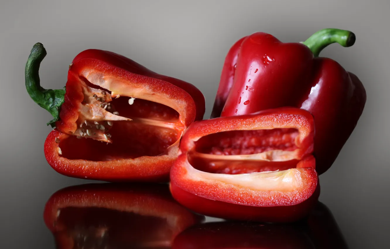 Photo wallpaper red, pepper, Bulgarian