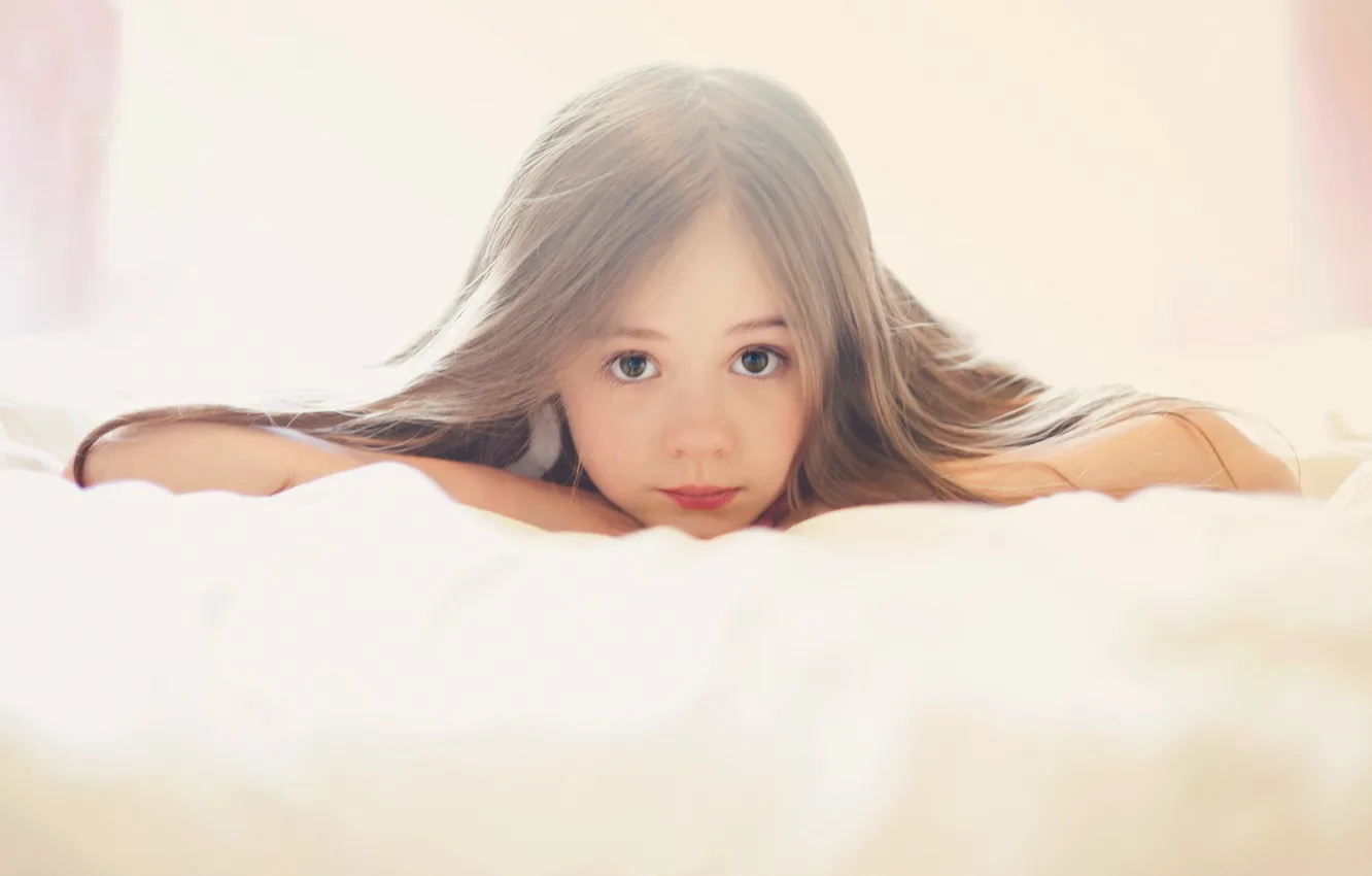 Photo wallpaper look, mood, girl