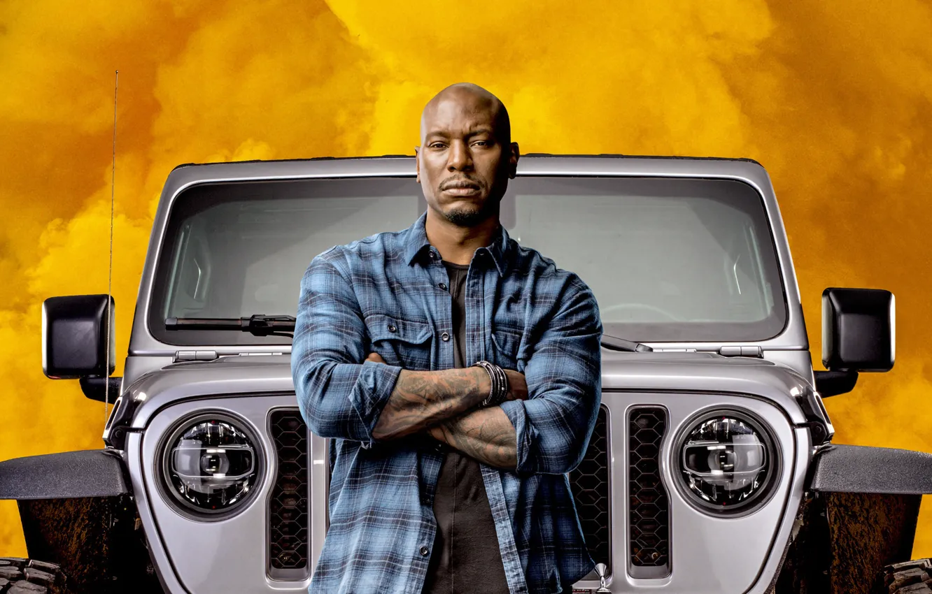 Photo wallpaper movie, Fast & Furious, Roman Pearce, Tyrese Gibson, 2020 Jeep Gladiator