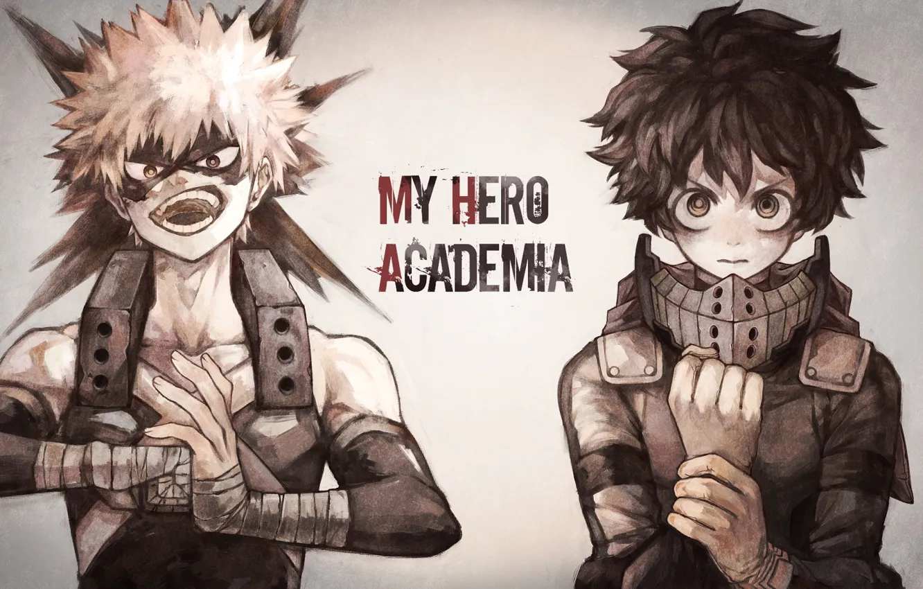Photo wallpaper guys, My Hero Academia, Boku No Hero Academy, My Hero Academy, Bakuga Katsuki, Isuku Midori
