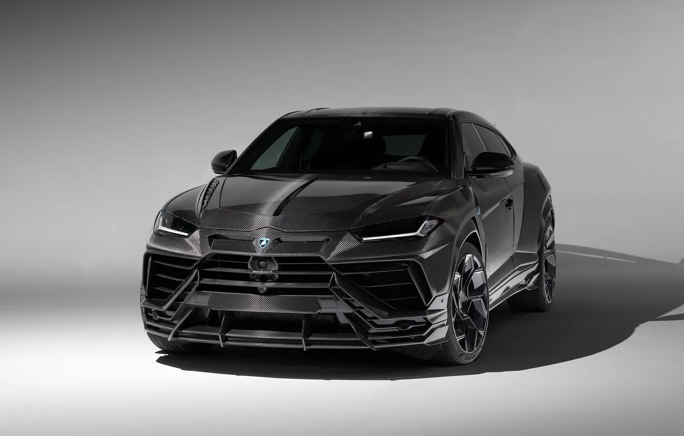 Photo wallpaper Shark, Front, Side view, Carbon Edition, Lamborghini Urus, Top Car, Tuning Car, 2024