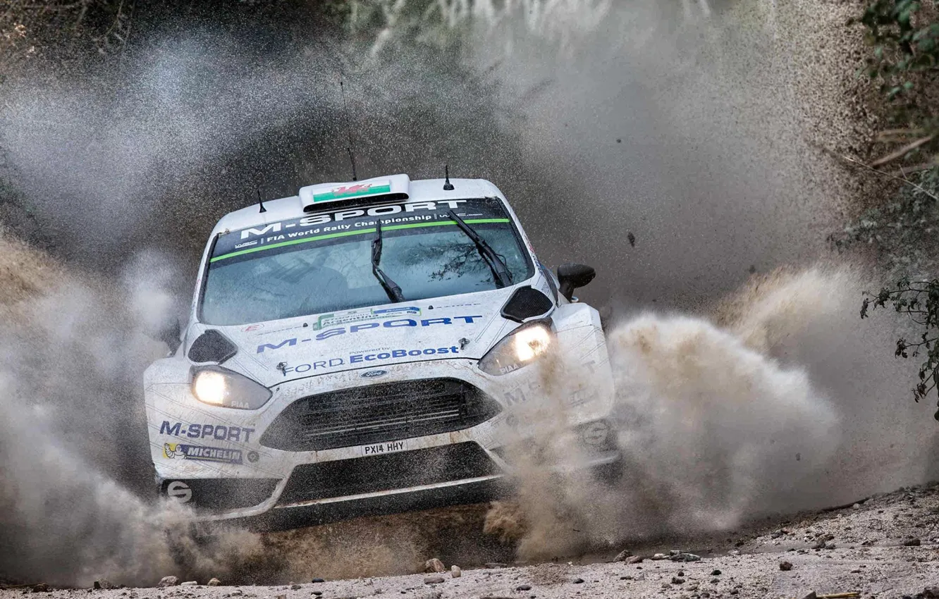 Photo wallpaper squirt, Ford, WRC, Rally, Fiesta