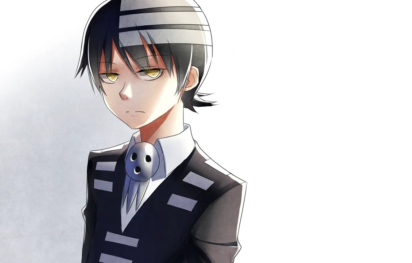 Photo wallpaper guy, Soul eater, Soul Eater, brooch, Death The Kid