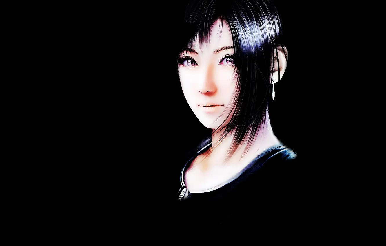 Photo wallpaper girl, face, art