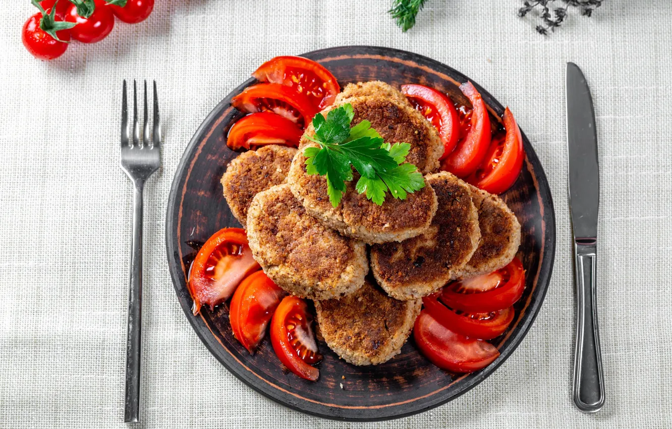 Photo wallpaper knife, plug, Patty, salfetka