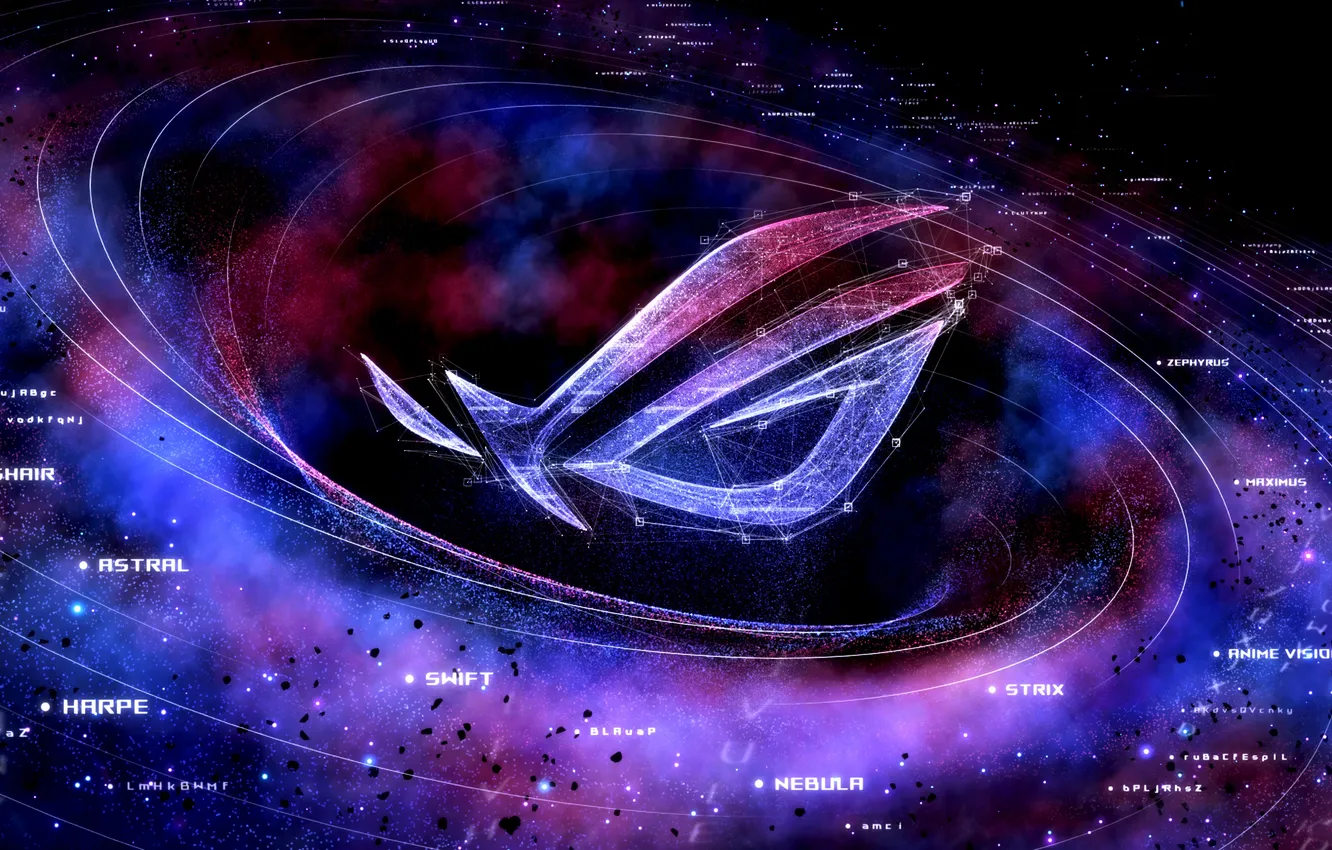 Photo wallpaper supernova, asus, rog, supernova, ASUS ROG Supernova