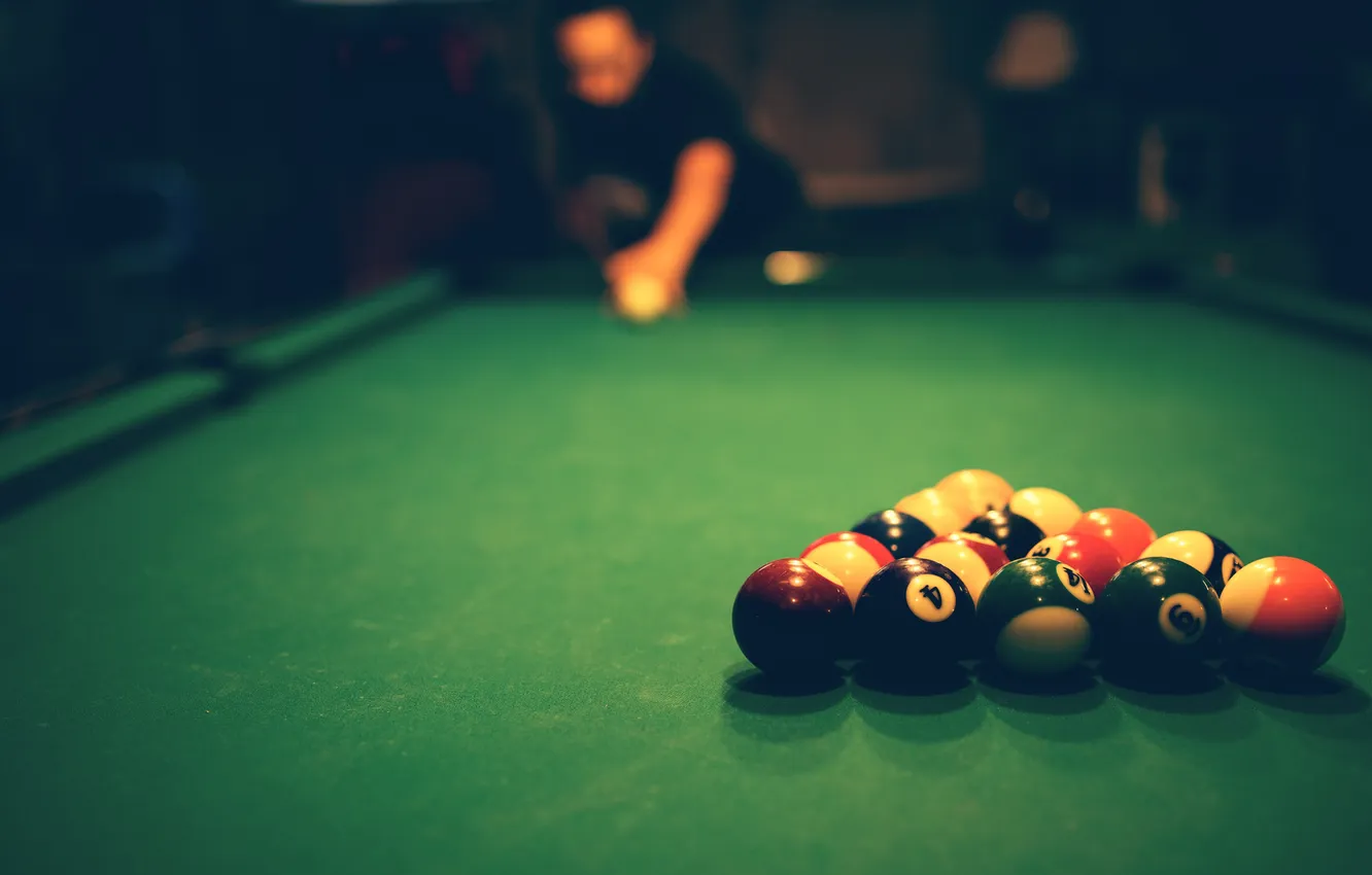 Photo wallpaper balls, the game, Billiards